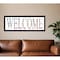 Homeroots Patriotic Welcome Sign Black Framed Print Wall Art 407594 - alternate 5