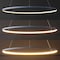Jonathan Y Brice 35" Modern Contemporary Metal Round Dimmable Integrated LED Pendant, Blue JYL7220D - alternate 5