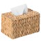 Vintiquewise Water Hyacinth Wicker Rectangular Tissue Box Cover - Tall, Size of a Kleenex Tissue Box QI003631.RC-T - alternate 1