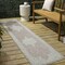 Jonathan Y Arden Vintage Casual Medallion Beige/Cream 2 ft. x 8 ft. Indoor/Outdoor Runner Rug SMB300B-28 - alternate 1