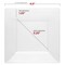 Smarty Had A Party 6.5" Clear Square Plastic Cake Plates (120 Plates), 120PK 6926-CASE - alternate 9