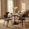 Leisuremod Bristol Round MDF Dining Table - Pedestal Base Kitchen Table, Modern Style BTBL-B40MWT - alternate 6