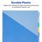 Avery Write & Erase Pocket Plastic Dividers, 8-Tab Set, Multicolor 16177 - alternate 4