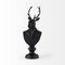 Homeroots 23" Black Polyresin Suited Deer Bust Tabletop Sculpture 392529 - alternate 5
