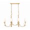 Z-Lite Aslin Gold Leaf 6 Light Linear Chandelier 830-44L-GLF - alternate 4