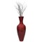 Uniquewise Elegant 3-Piece Tall Floor Vase Set - Glossy White, Black, and Red - 37.5in High, 14in QI003713.3 - alternate 5
