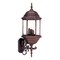 Homeroots Three Light Brown Domed Textured Glass Lantern Wall Light 399205 - alternate 3