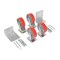 Vestil Caster Poly-on-steel Kit 6"x2" 4800 lb, PK4 H-CK4-PU6-2 - alternate 1