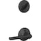 Schlage Matte Black Single Cylinder Deadbolt & Keyed Entry Latitude Lever Combo FB50NGLAT622 - alternate 3