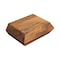 Homeroots 18in Brown Solid Wood Floating Mount TV Stand 727853 - alternate 4