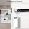 Wrightmaster 5-in-1 Aluminum Smart Handle Lock with App Control, Fingerprint, IC Card, Keypad, Key Unlock ZR-YS - alternate 3