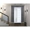 Vdomdoors Front Exterior Prehung FiberGlass Door Frosted Glass / Manux 8088 White Silk / Office Commercial an MANUX8088EXD-WS-W36 x H80-LH - alternate 1
