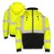 Dome75 Exius Series Hivis Class 3 Thermal Bomber Jacket-High Visibility Yellow-3X EJB2732 - alternate 5