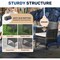 Yssoa Patio Furniture Set 3 Pieces Outdoor Rattan Wicker Chairs with Soft Cushion and Glass Coffee 3A88FNSOFASET3RATTANBLK - alternate 2