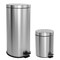 Happimess Oscar 8-Gallon Step-Open Trash Can with FREE Mini Trash Can, Platinum Silver HPM1000A - alternate 1
