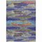 Homeroots 3' X 5' Lavender Pink And Blue Abstract Washable Indoor Outdoor Area Rug 612521 - alternate 5