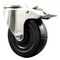 Service Caster 4 Inch 316SS Soft Rubber Swivel Bolt Hole Caster with Total Lock Brake SCC SCC-SS316BHTTL20S414-SRS - alternate 1