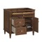 James Martin Vanities Lorelai 36" Single Vanity, Mid-Century Walnut, w/ 3 CM Phantome Eclos Top 424-V36-WLT-3PHT - alternate 8