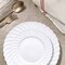 Smarty Had A Party White Flair Plastic Dinnerware Value Set (144 Dinner Plates + 144 Salad Plates), 288PK 210WVP-CASE - alternate 5