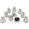 Mytee Products Stainless Steel Lug Nut Covers, 2 in, 6PK LNC-SS-51x33x6 - alternate 6
