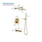 Kibi Circular Pressure Balanced 3-Function Shower System, Rough-In Valve KSF404BB - alternate 7