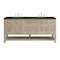 James Martin Vanities Breckenridge 72" Double Vanity, Whitewashed Oak, w/ 3 CM Phantome Eclos Top 330-V72-WWO-3PHT - alternate 1