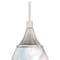 Vaxcel Milano Satin Nickel Mini Pendant Ceiling Light Gray White Glass P0176 - alternate 5