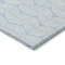 Homeroots 5' X 8' Sky Blue And Beige Ogee Washable Indoor Outdoor Area Rug 601651 - alternate 6