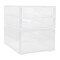 Martha Stewart Brody 2 Pack Plastic Stackable Office Desktop Organizer Boxes with 2 Drawers, 6 x 7.5 BE-PB4513-2-CLR-MS - alternate 1