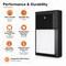 Euri Lighting Mini LED Wall Pack, 15.8W, 1600 lm, 5CCT, Photocell, Wet Rated, ETL/FCC EOL-WL02BK-2100e - alternate 4