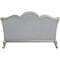 Homeroots 66in Light Gray And Champagne Linen Damask Loveseat and Toss Pillows 515727 - alternate 5