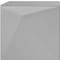Homeroots 94in Gray Wood And Glass Carved Geometric Sideboard 372107 - alternate 5