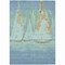 Homeroots 3' X 5' Teal Blue And Gold Nautical Washable Indoor Outdoor Area Rug 631041 - alternate 6