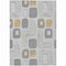 Homeroots 3' X 5' Gray Silver And Gold Geometric Washable Indoor Outdoor Area Rug 616808 - alternate 5