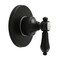 Kingston Brass Single-Handle Six-Way Diverter Valve with Round Trim Kit, Matte Black KS4030BAL - alternate 1