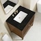 James Martin Vanities Myrrin 30" Single Vanity, Mid-Century Walnut w/ 3 CM Phantome Eclos Top 485-V30-WLT-3PHT - alternate 3