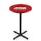 Holland Bar Stool Co 36" Blk Wrinkle Louisiana-Lafayette Pub Table, 36" dia. Top L211B3636LA-Laf - alternate 1