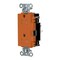 Hubbell Wiring Device-Kellems Straight Blade Receptacle, 5-15R, 15 A, 125V AC, 2 Pole, 3 Wire, Surface Mount, Grounded DR15STOTR - alternate 1