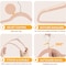 Simple Deluxe HealSmart Velvet Hangers, Space Saving, Non-Slip Heavy Duty Coat Hangers, Pink, 70PK HKHANGVELVET70PNK - alternate 7