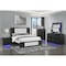 Global Furniture Usa Contemporary Beckett Wht/Blk Mirror W/ Led BECKETT-WHT/BLK-MR W/ LED - alternate 2