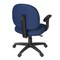 Regency Comfort Series Swivel Fabric Computer Task Chair with Adjustable Arms - Navy Blue 105-AA-NV - alternate 4
