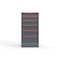Strong Hold 6 drawer cabinet - (2x 6ft, 1x 7ft, 1x 8ft, 1x 9ft, 1x 12ft) - Red accents - Keyed Alike S3060-PPAAS-0603DS - alternate 1