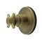 Kingston Brass Single-Handle Six-Way Diverter Valve with Round Trim Kit, Antique Brass KS4033DX - alternate 1