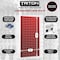 Triton Products 30 pc LocHook Assortment & Hanging Bin System W/ (2) 18" W x 36" H Red Steel Square Hole Pegboards LB18-RKit - alternate 8