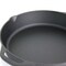 Megachef Pre-Seasoned 9 Piece Cast Iron Skillet Set with Lids and Red Silicone Holder MCCI-335 - alternate 3