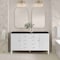 James Martin Vanities Myrrin 60" Double Vanity, Bright White, w/ 3 CM Phantome Eclos Top 485-V60D-BW-3PHT - alternate 7