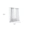 Homeroots 84” Silver Trellis Pattern Embroidered Window Curtain Panel 473337 - alternate 3