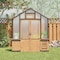 Miracle-Gro 6 x 7 x 8.5 ft Brown Wood Greenhouse 70750 - alternate 13