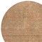 Homeroots 8' Copper Brown And Beige Round Geometric Washable Indoor Outdoor Area Rug 594535 - alternate 4