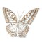 Homeroots Set of Three 6" Brown And White Polyresin Butterfly Tabletop Sculpture, 3PK 518111 - alternate 2